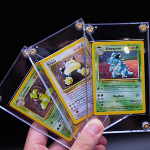 3 custodie acriliche per display per carte collezionabili Pokemon, ad esempio 151 Display SV2a WOTC Jungle