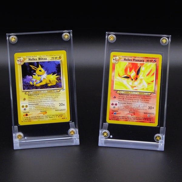 Acrylgehäuse für Pokemon Karten Card Display Case Stand Protector Sport TCG Yugi