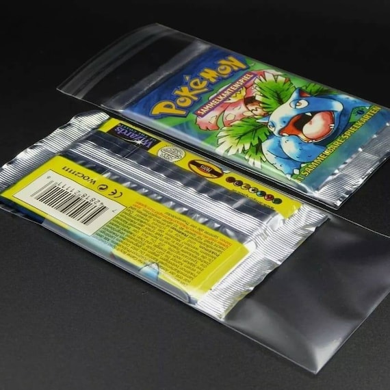 Pokemon Booster Sleeves - Protective Covers - Foils Perfect Size Bags Foils  100x Pieces - Etsy