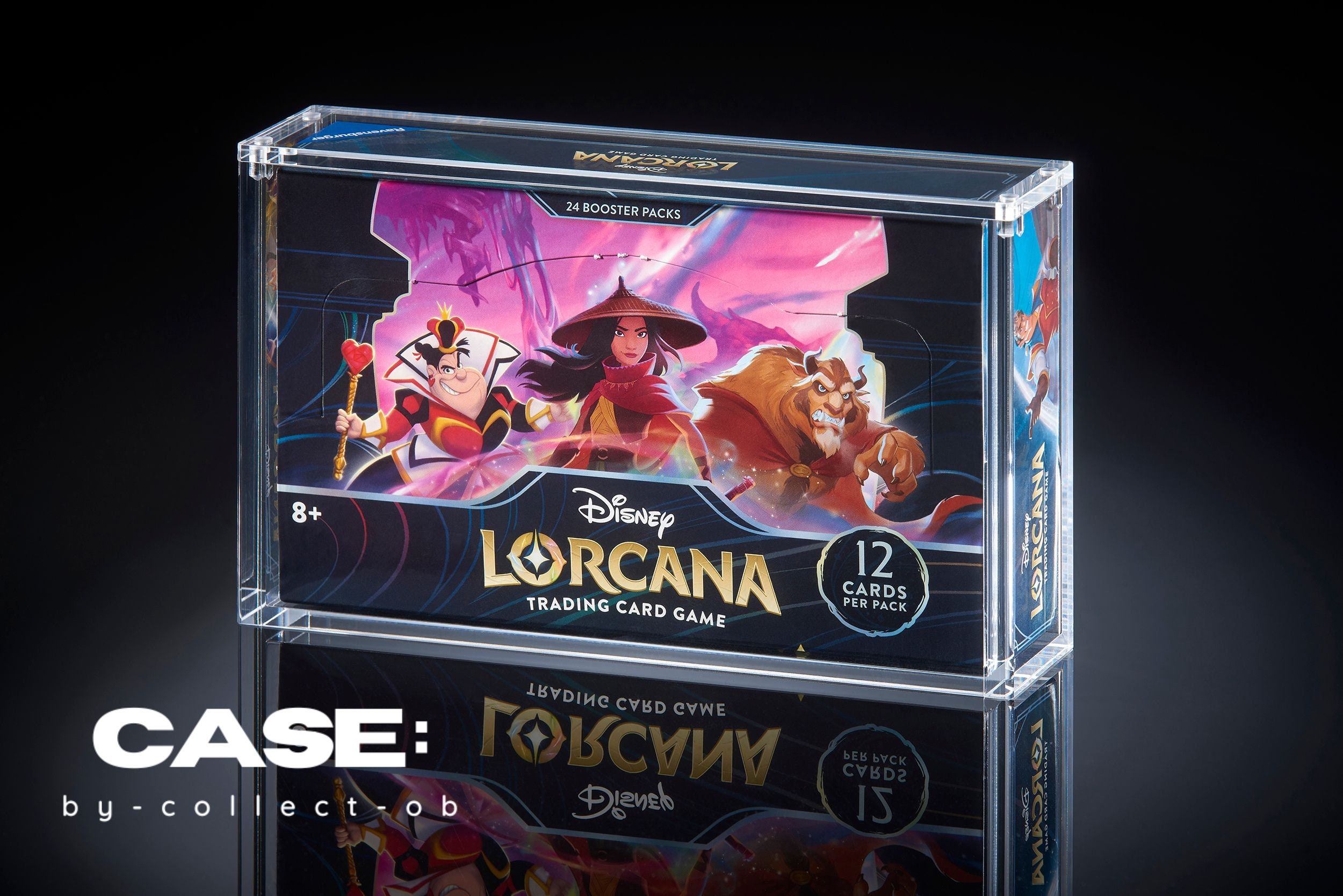 lorcana booster box acrylic case Premium Acrylic Display Case Compatible with Disney Lorcana Booster Bo –  Phantom Card Shop main image 0