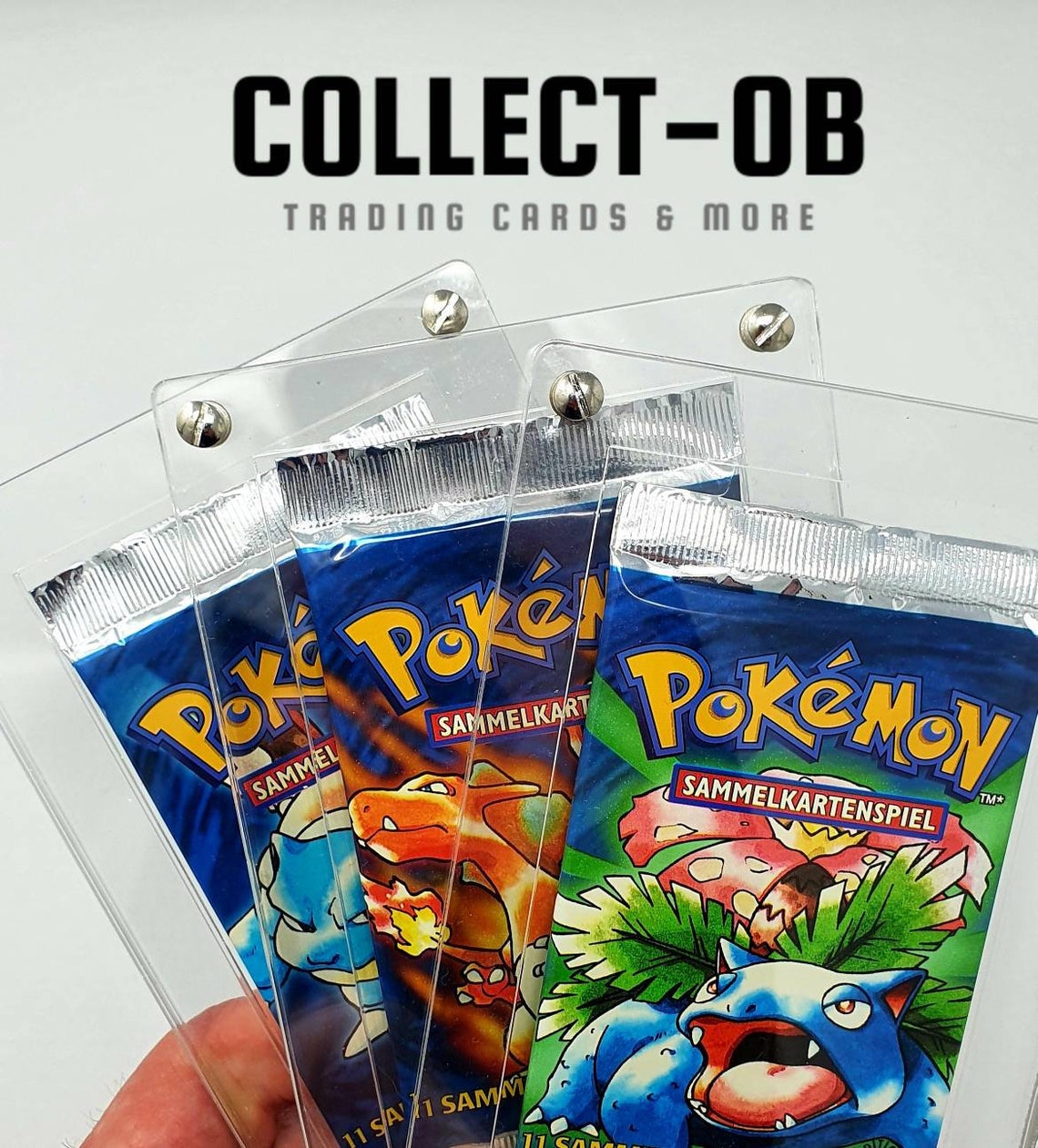 3x Pokemon Booster Acrylic Protection Box Case Protector Universal Z.b