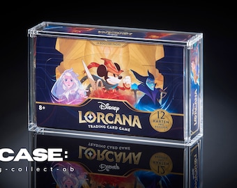 Acrylic Case Lorcana Display Booster Box English DE The First Chapter The First Chapter FIRST PRINT