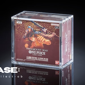One Piece Booster Acrylic Case - Etsy