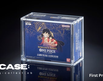 Estuche Acrílico One Piece Display Booster Box Inglés OP-01 Romance Dawn "FIRST PRINT"