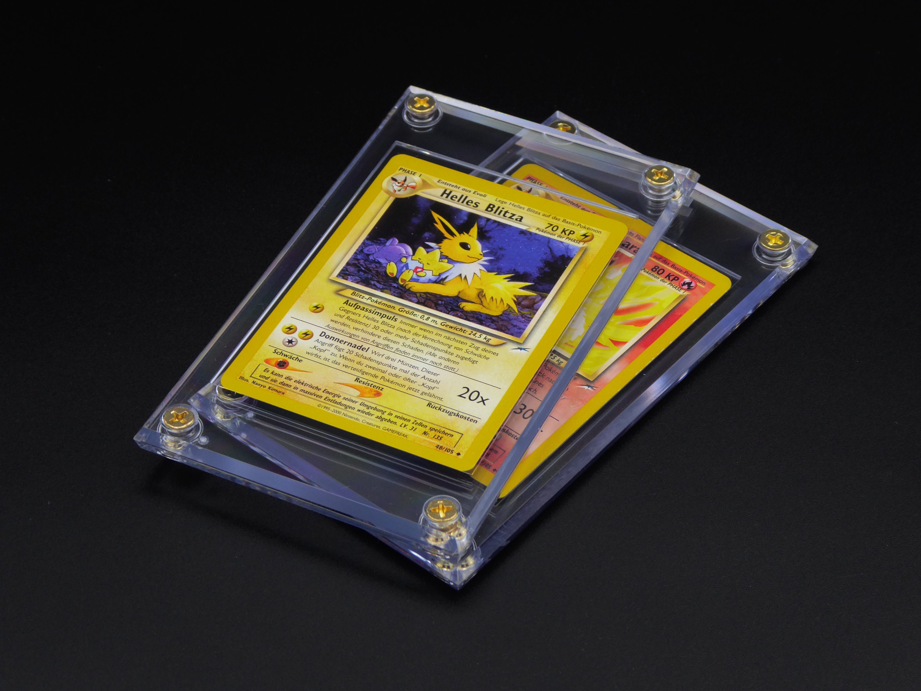 Acrylic Case for Pokemon Cards, Card Display Case, Stand Protector, Sport  TCG Yugi - Etsy