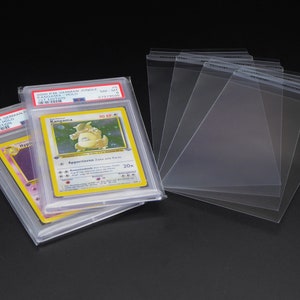 50x Pokemon PSA Grading Card "Beschermhoezen" Foliekaarten Sleeve Case tassen folies beschermende platen
