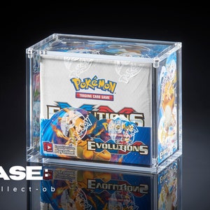 Ultra Clear Acryl Case für Pokemon Displays 36er Booster evolving skies base