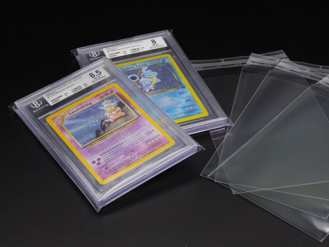 50x Pokemon BGS Beckett Grading Graded Card protective Covers Foils