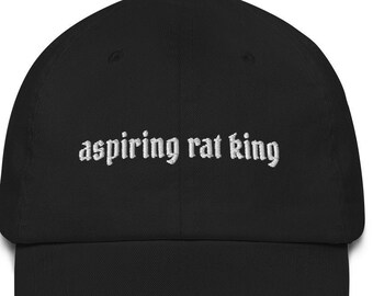 Aspiring Rat King Dad Hat Baseball Cap | Spooky Witch Wicca Cottagcore Horror