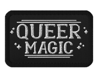 Queer Magic LGBTQIA+ Gay Liberation Large Embroidered Patch