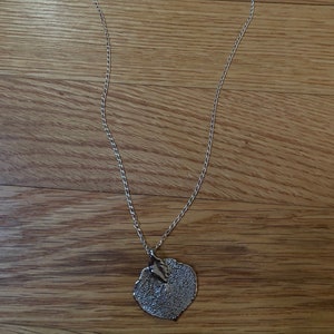 Silver Leaf Necklace