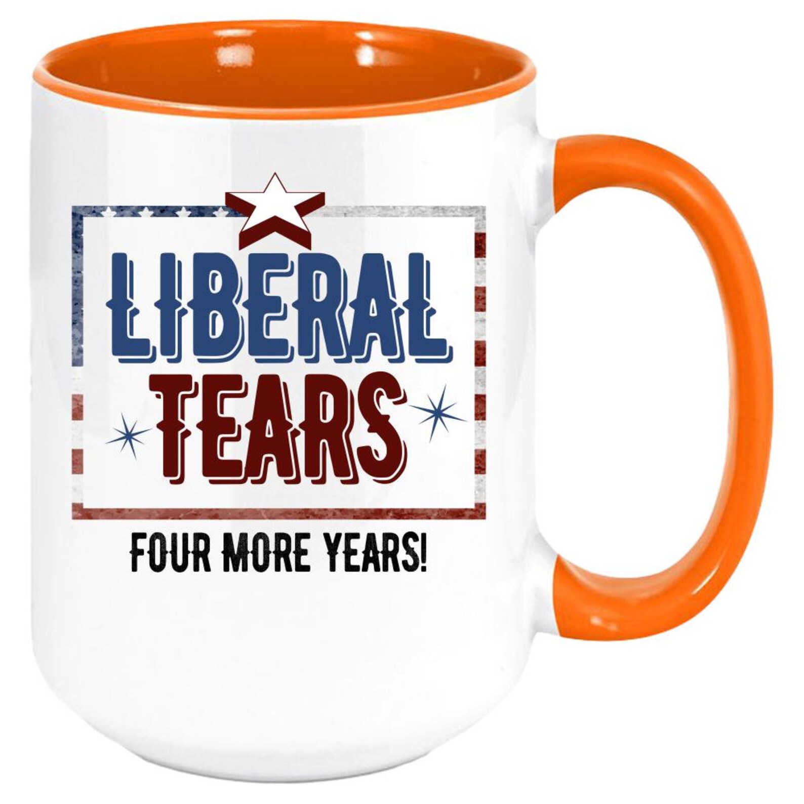 Liberal Tears Coffee Mug White with Colored Inside and Handle Etsy