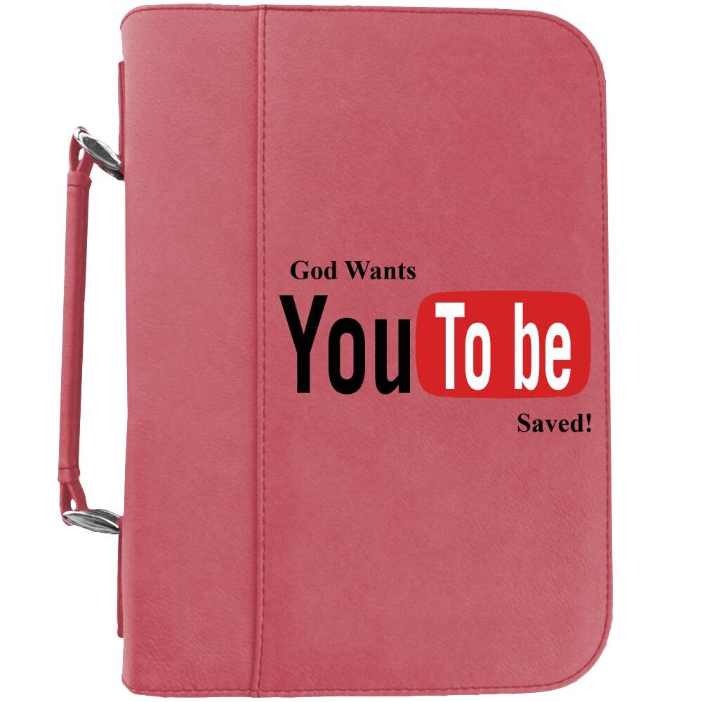 Inspirational Book / Bible Cover in a YouTube Design God Etsy