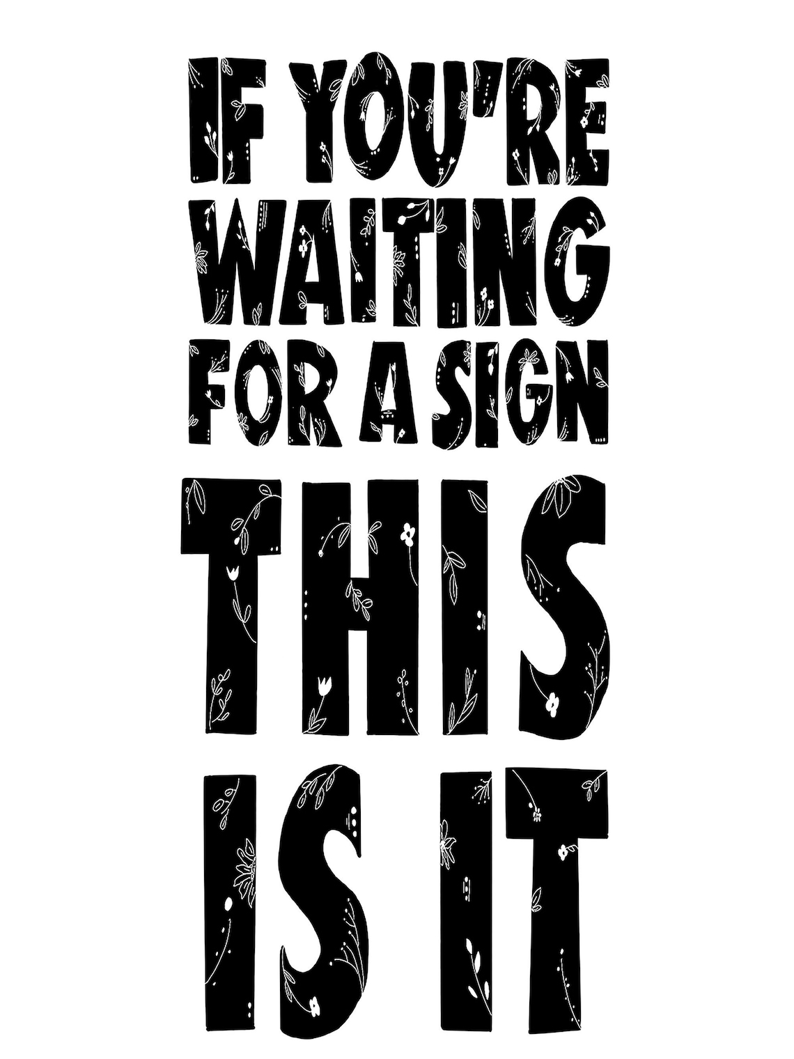 If You're Looking For A Sign Printable | Etsy