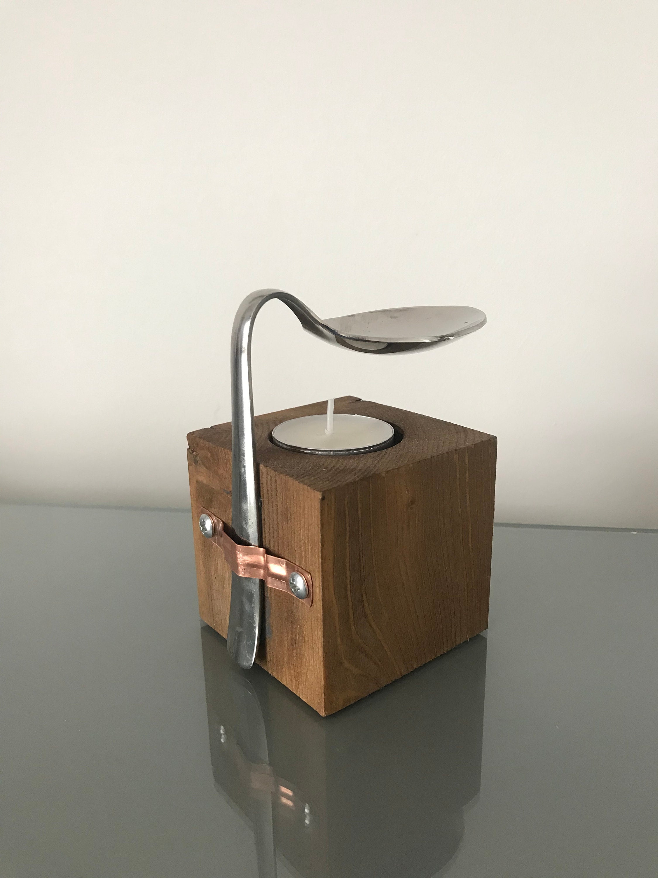 Handmade Wax / Oil Burner Rustic Reclaimed Wood Wax Melt Etsy