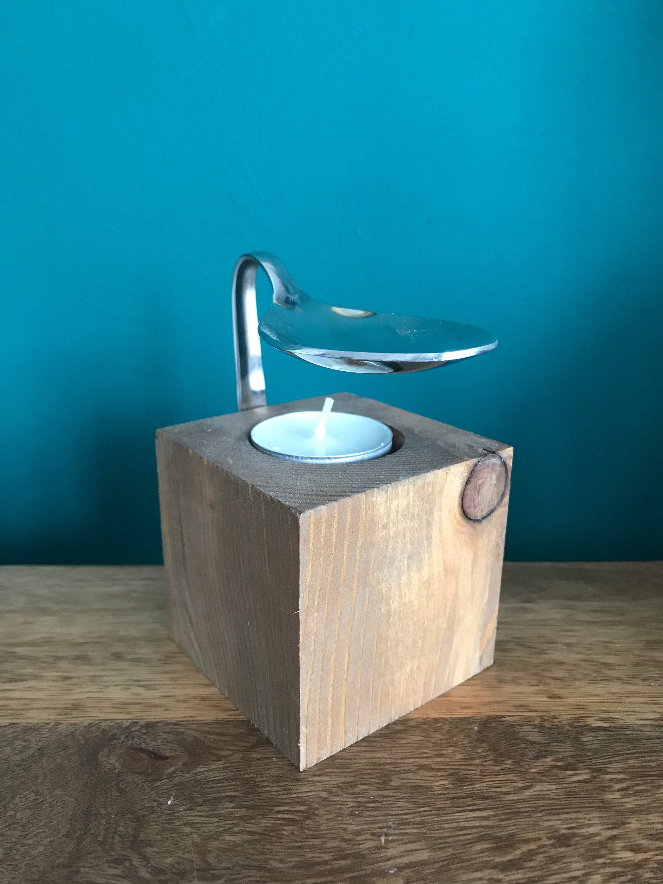 Handmade Wax / Oil Burner Rustic Reclaimed Wood Wax Melt Etsy