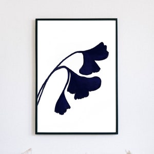 Bold flower | Statement print | Printable wall art | Minimalist flower wall art