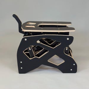 Black Rocking Sex Chair - Adjustable Adult Intimacy Furniture image 4
