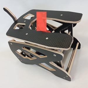 Black Rocking Sex Chair - Adjustable Adult Intimacy Furniture image 2