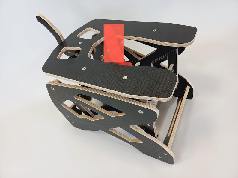 Black Rocking Sex Chair - Adjustable Adult Intimacy Furniture image 2