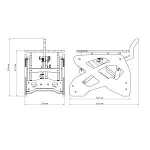 Black Rocking Sex Chair - Adjustable Adult Intimacy Furniture image 9