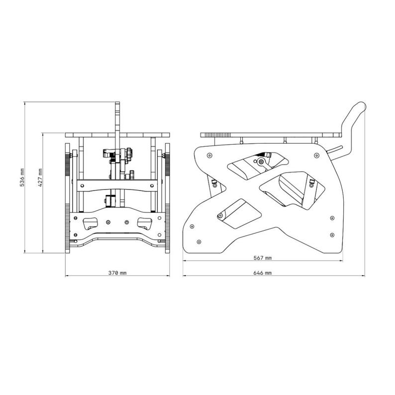 Black Rocking Sex Chair - Adjustable Adult Intimacy Furniture image 9