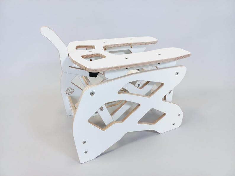 Black Rocking Sex Chair - Adjustable Adult Intimacy Furniture White