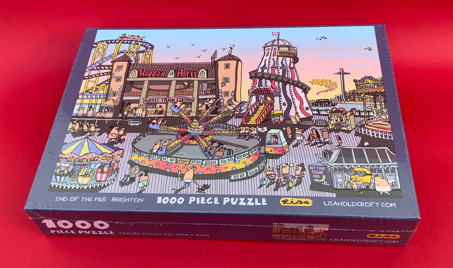 Brighton Jigsaw Puzzle rompecabezas de 1000 piezas Etsy