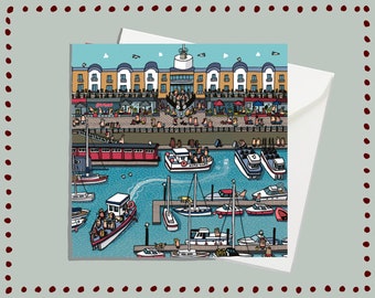 Brighton Marina Greetings Card