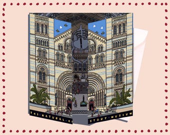 Natural History Museum Fold Out Card