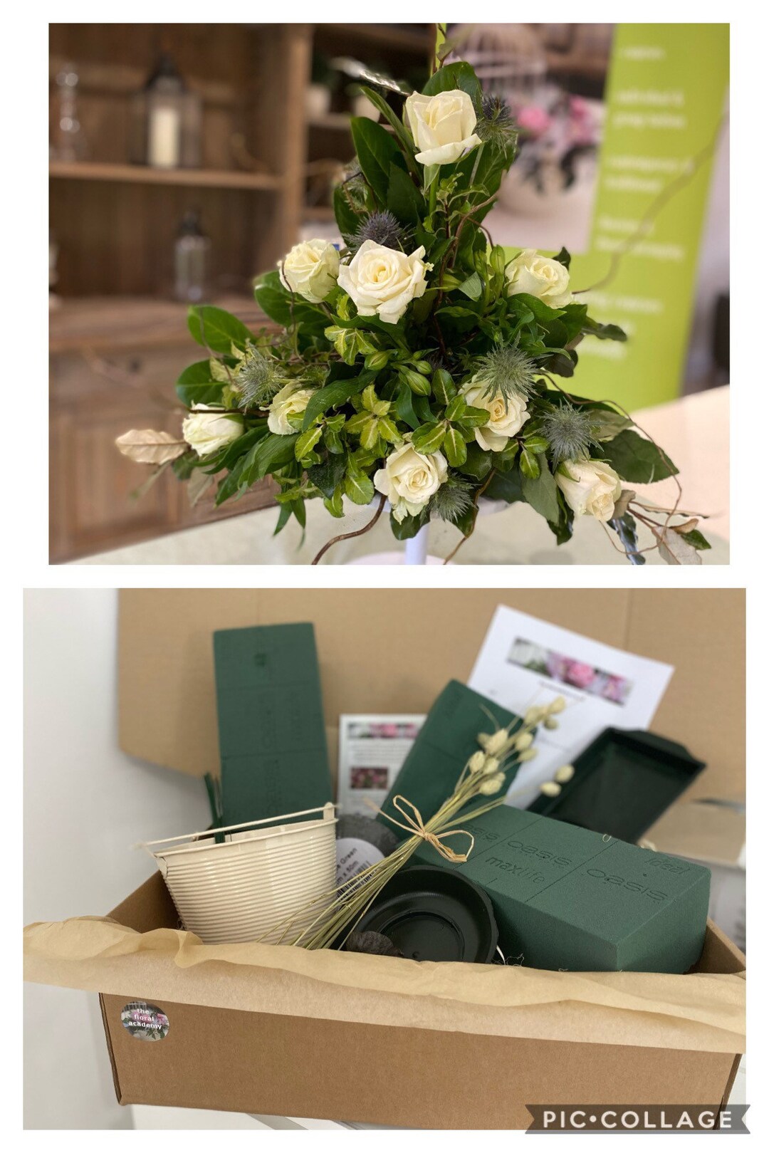 Flower arranging virtual online course with floristry kit craft basic