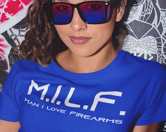 MILF - Man I Love Firearms - 2nd Amendment SVG diseño digital. ¡Apoya la Segunda Enmienda!