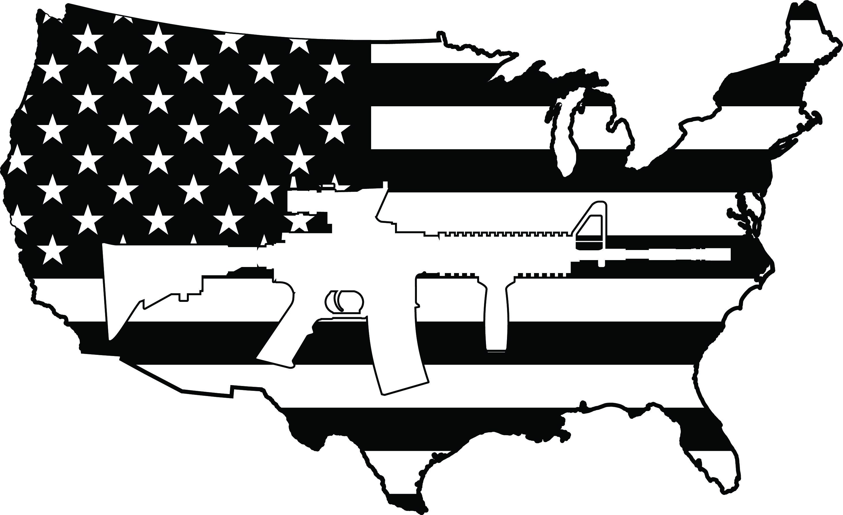 AR-15 US Flag 2nd Amendment SVG Eps. Support the Second - Etsy UK