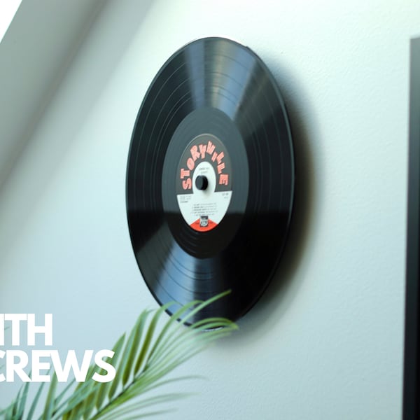 LP Vinyl Record "Flying" Wall Display - Screwable