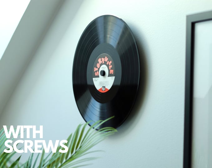 LP Vinyl Record "Flying" Wall Display - Screwable