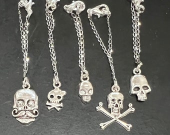 Halloween Skull Tumbler Charm: Stanley, Yeti, Hydroflask Accessory