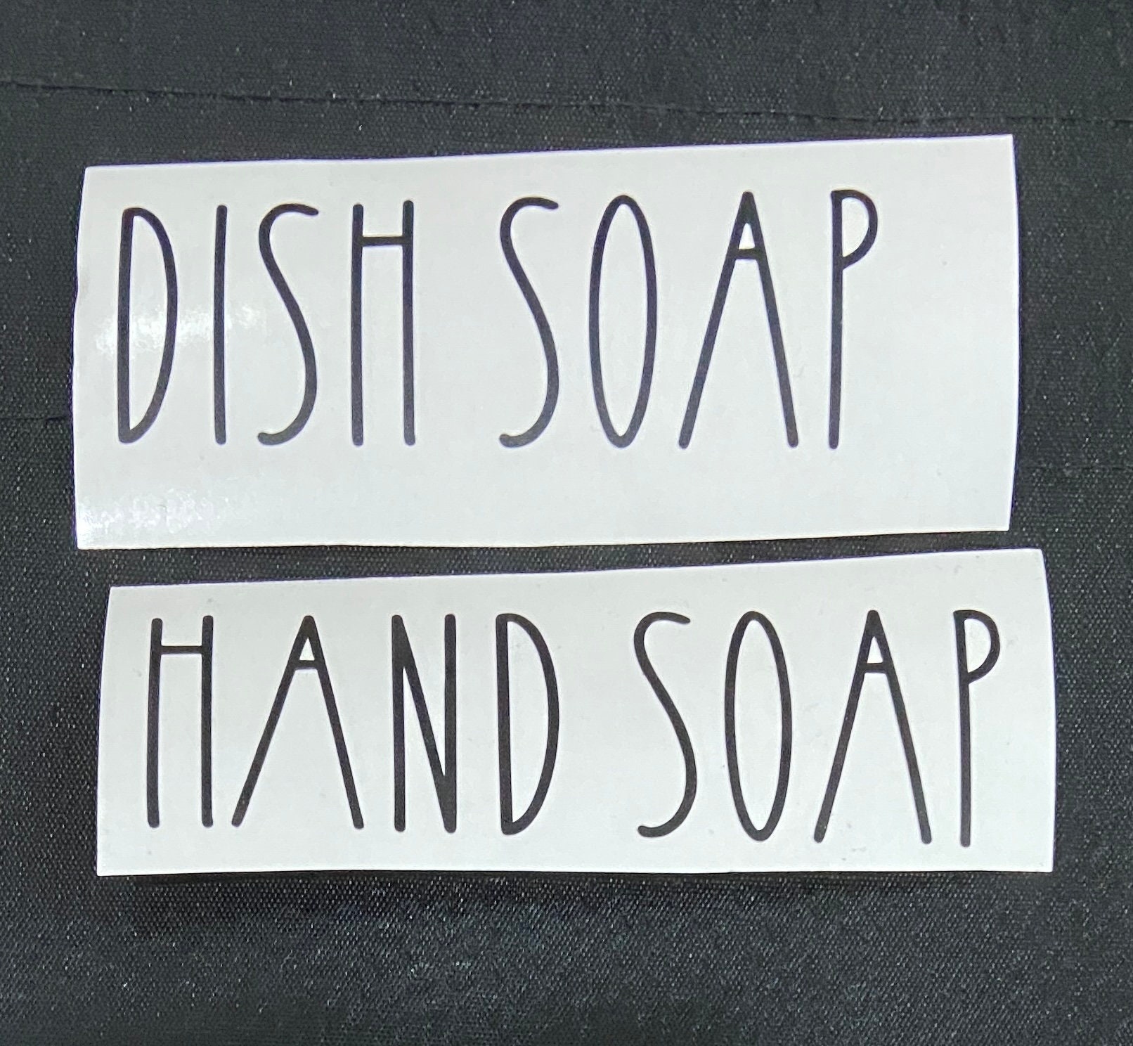 Dish Soap Hand Soap or Lotion Vinyl Stickers for Kitchen or Etsy