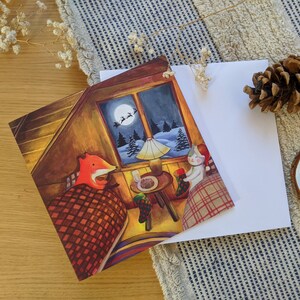 En attente de la carte de Noël du Père Noël