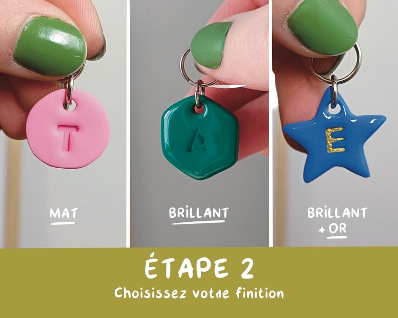 Médaille personnalisée pour chien et chat Médaillon coloré pour animaux de compagnie Accessoire pour collier idée cadeau image 3