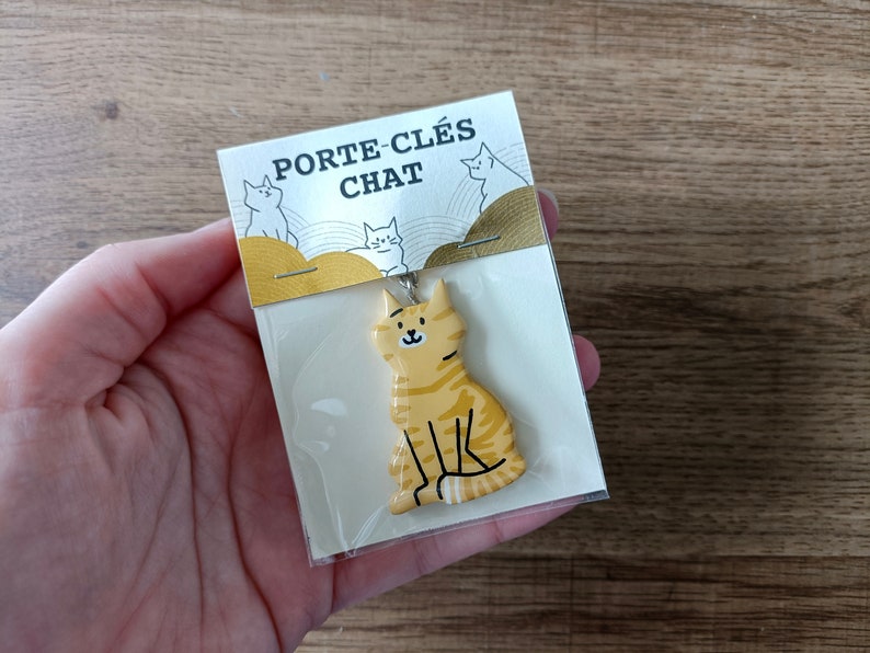 Porte Clés personnalisé à limage de votre chat Porte clef chat fait main idée cadeau image 9