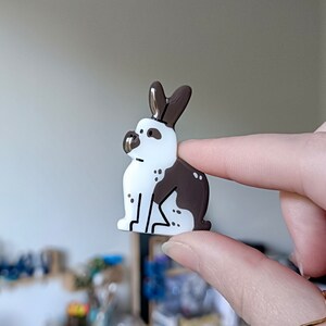 Magnet Lapin fait main Aimant lapin réfrigérateur idée cadeau image 7