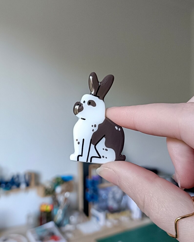 Magnet Lapin fait main Aimant lapin réfrigérateur idée cadeau image 7