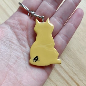 Porte Clés personnalisé à limage de votre chat Porte clef chat fait main idée cadeau image 8