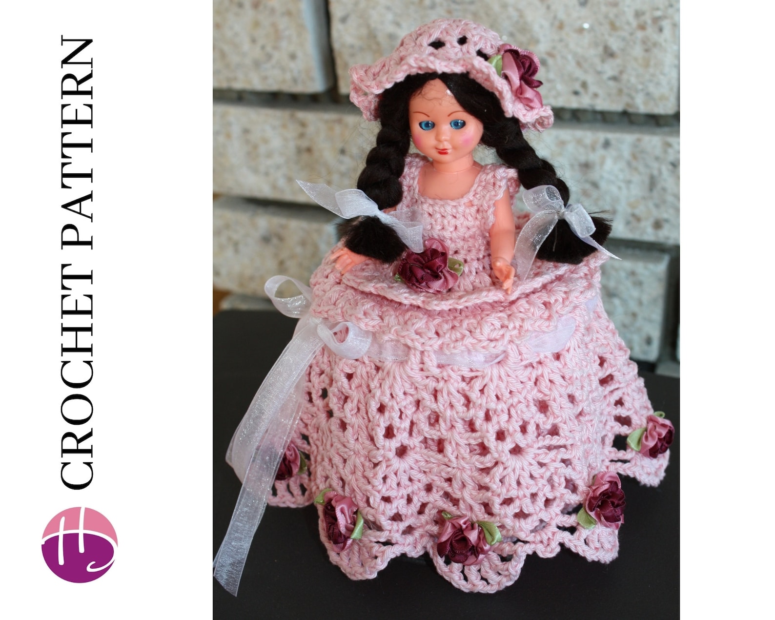 Crochet Pattern for Decorative Doll Toilet Paper Cover Etsy