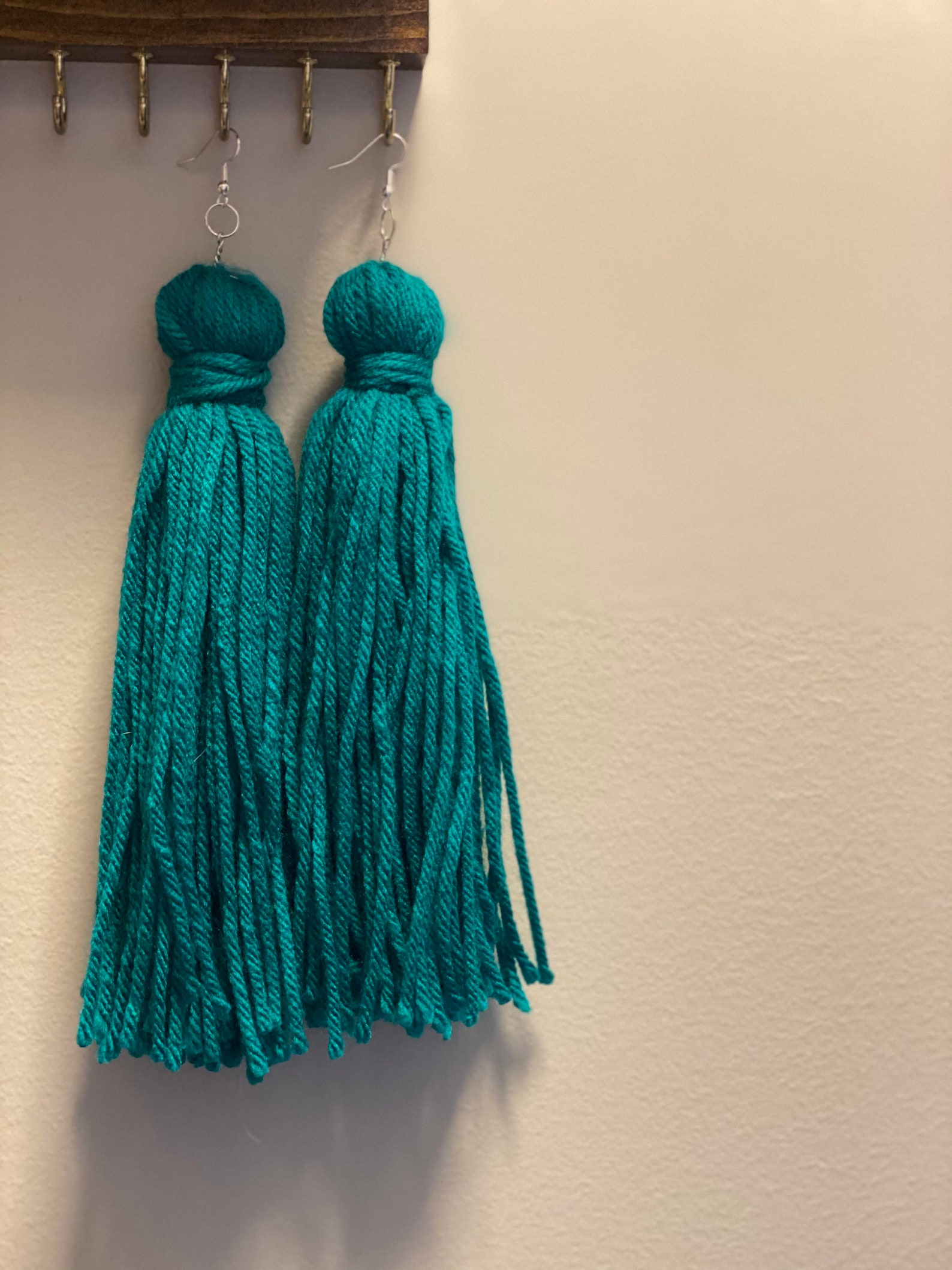 The Extaordinary Yarn Tassel Earring Etsy