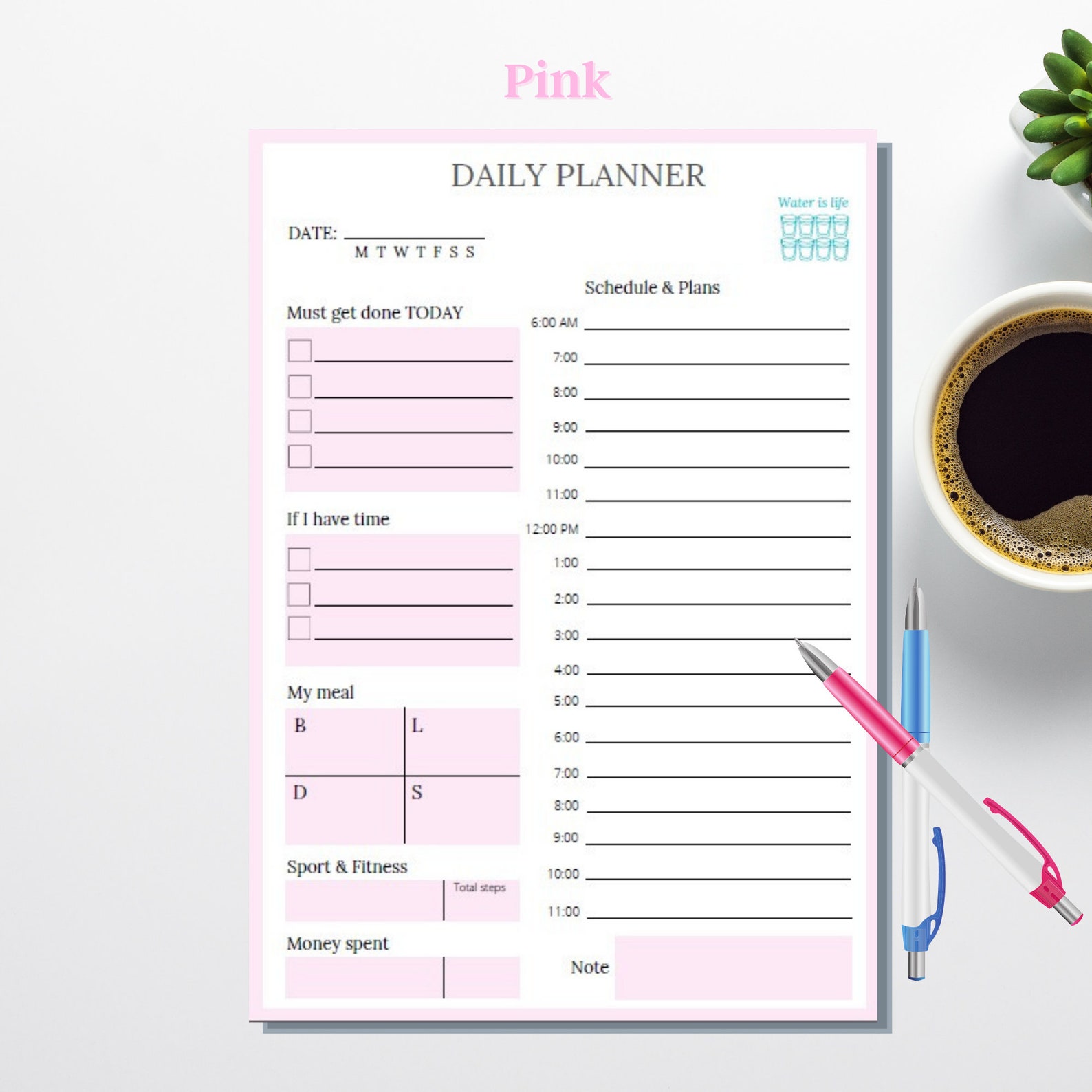 free printable student planner 2021