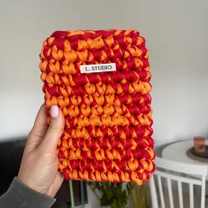 L.Studio handmade crochet Kindle sleeve/ case.