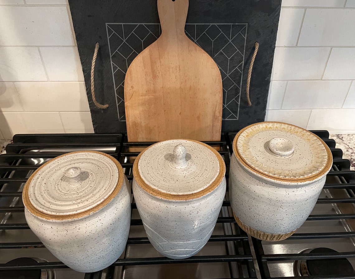 Ceramic sourdough starter sourdough crock pot fermentation Etsy