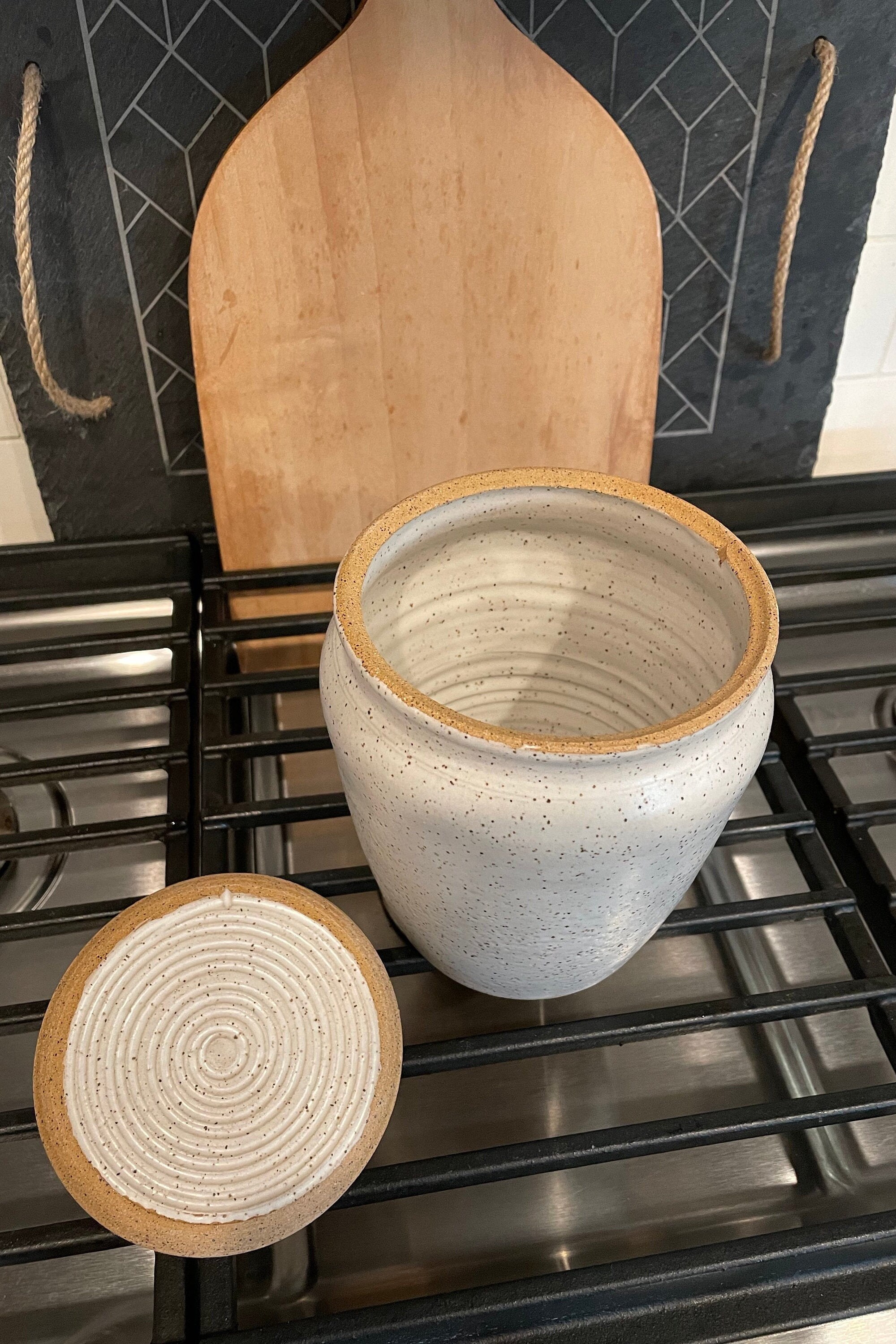 Ceramic sourdough starter sourdough crock pot fermentation Etsy