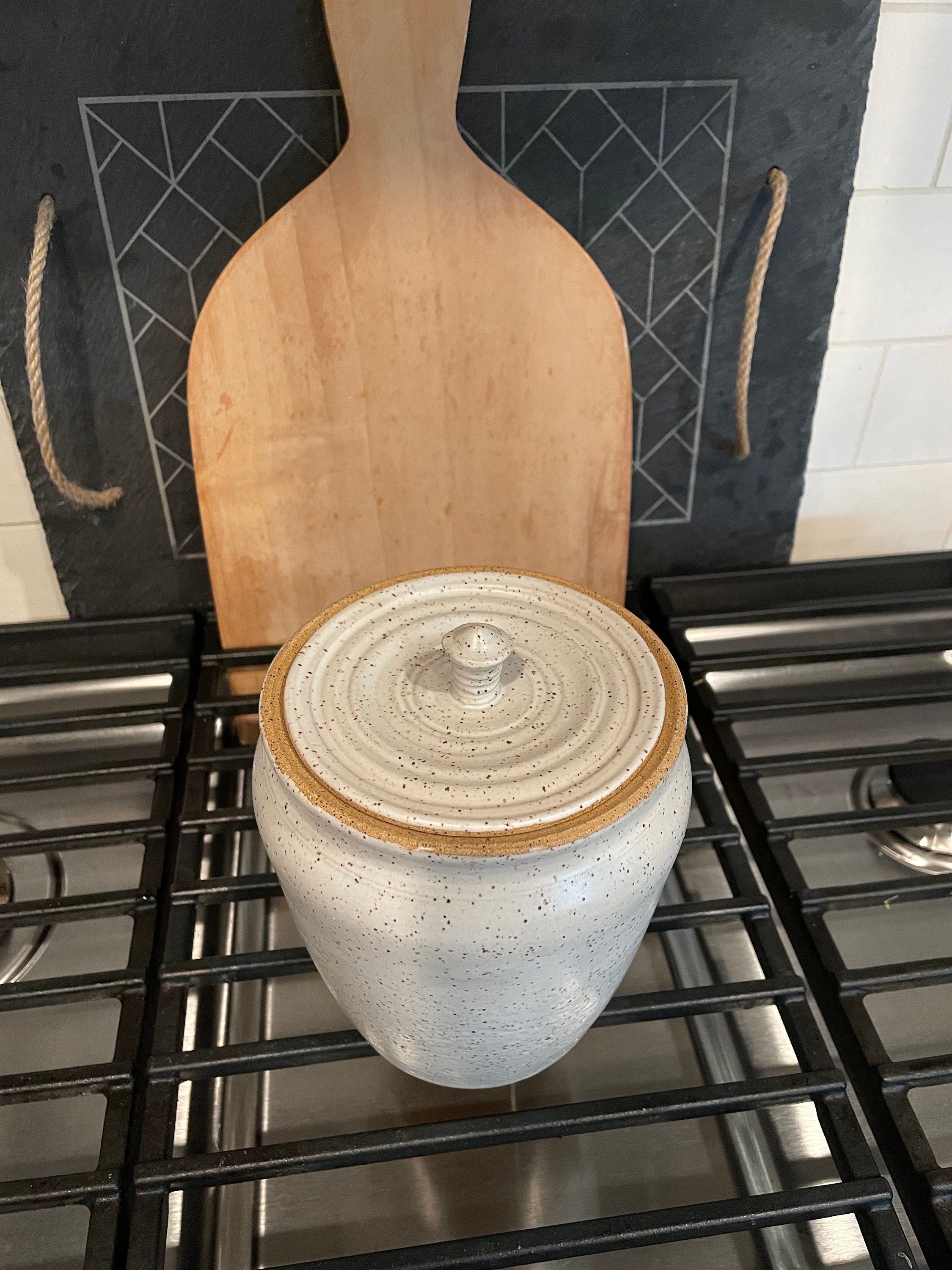 Ceramic sourdough starter sourdough crock pot fermentation Etsy